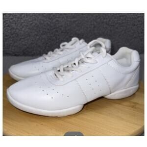 Smapavic Womens White Cheer Shoes Lace Up EU 37